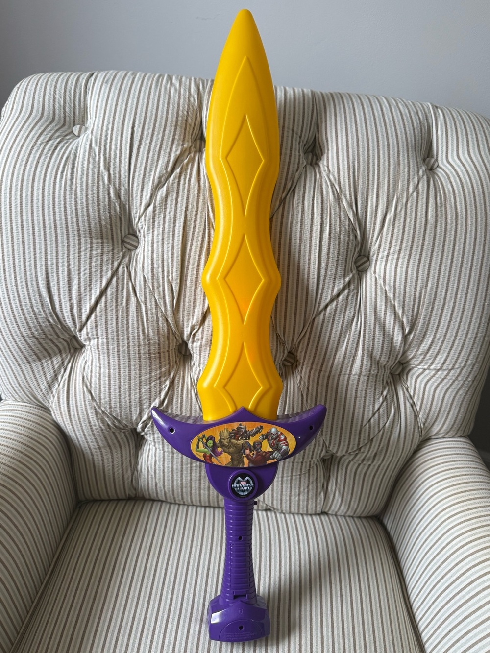 “Universe Live” Yellow and Purple Kids Toy Sword